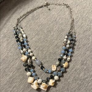 Elegant Multi-Strand Beaded Necklace